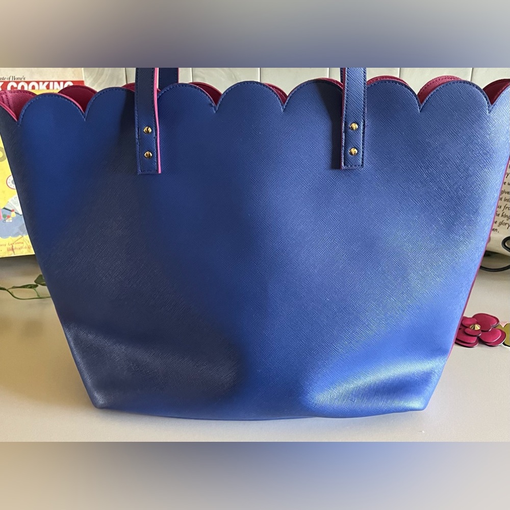 Spring Tote Blue/pink. - Picture 2 of 5